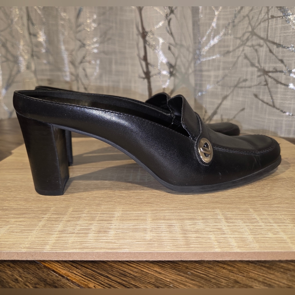 Etienne Aigner Black Women's Mules